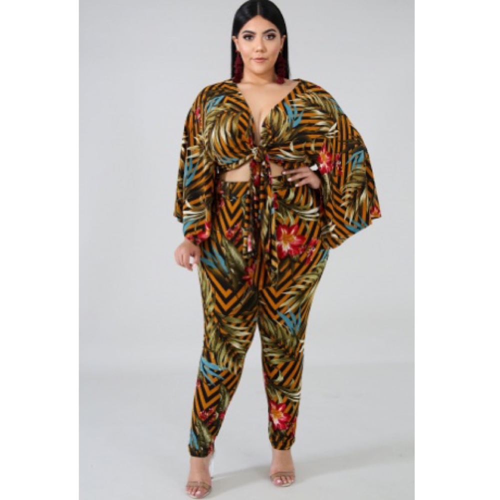 NWT Autumn kimono set 1x